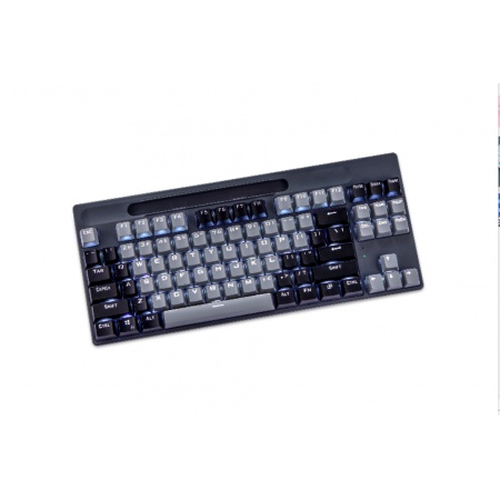 新盟RF87PLUS无线蓝牙三模机械键盘青轴黑色
