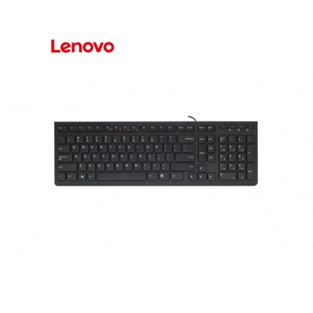 联想（Lenovo）K5819 有线键盘 办公键盘 纤薄巧克力键盘 电脑键盘 笔记本键盘 K5819 黑色有线键盘 有线
