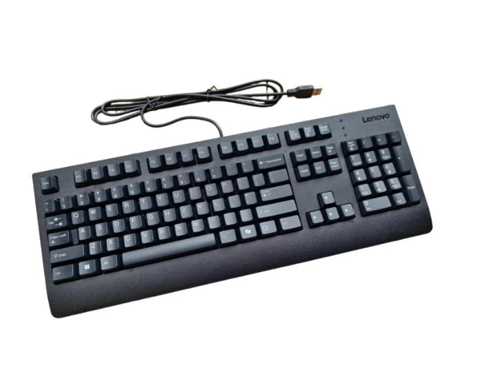 原装正品联想EKB315A USB通用办公有限防水键盘（高键位）